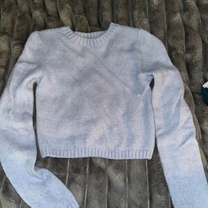 Garage Light Blue Crew Neck Sweater